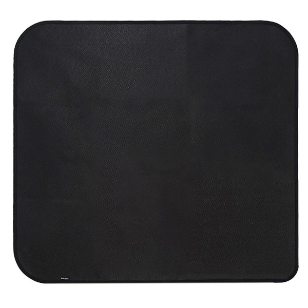 Grillskyddande filt Professionell brandsäker matta Picknick brandsäker matta svart