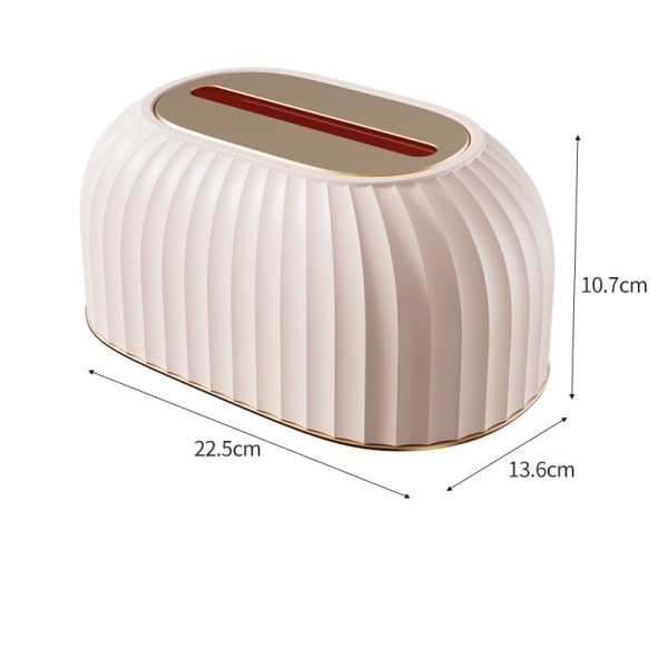 Tissue Box Dispenser Pappersförvaringshållare Nordic Napkin Home' Organizer Pink