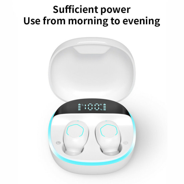 Bluetooth Hörlurar Trådlösa Hörlurar Mini In Ear Pods För iPhone Samsung White