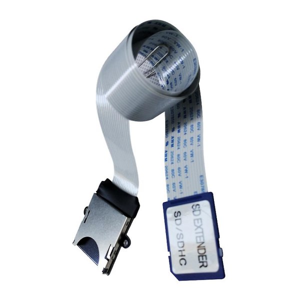Sd till SD-kort förlängningskabelkort Läsadapter Flexibel förlängare -sd till SD/sdhc/sdxc minneskort E svart