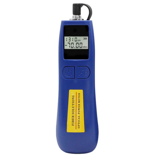 6 våglängder Mini Optisk Power Meter Tester -50 Till 26 Optisk Fiber Tester Optisk Arbetshastighet Mete blå