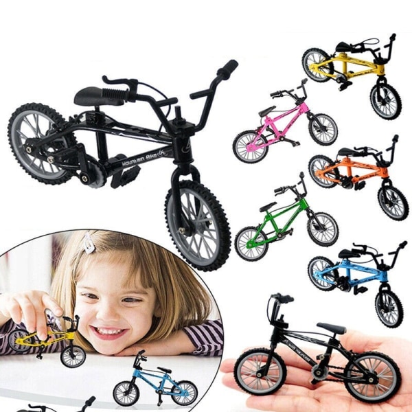 3X Tech Deck Finger Cykel Cykelleksaker Pojkar Barn Barn Hjul BMX Modellleksak svart