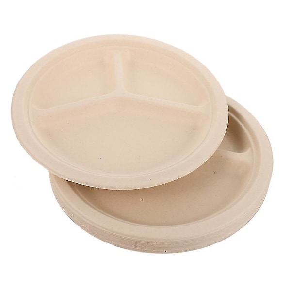 20 st Bagasse Fackplattor