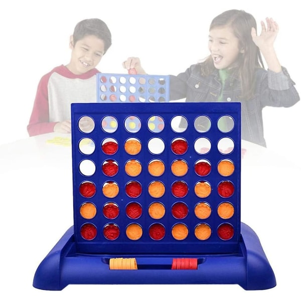 4 vinster Grid Wall 4 vinster strategispel 2 spelare lämpliga för barn över 6 4 spel i rad blå