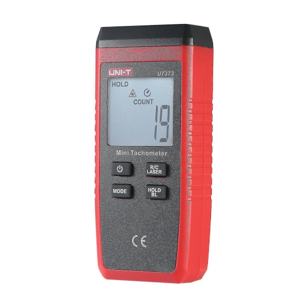 Uni-t Ut373 Handhållen LCD digital varvräknare Mätare Varvtalsmätare Mätning Range 0 ~ 99999 Antal röd