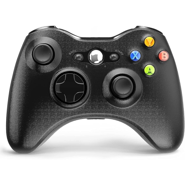 Trådlös handkontroll för Xbox 360 2.4ghz Gamepad Joystick Trådlös handkontroll kompatibel W svart