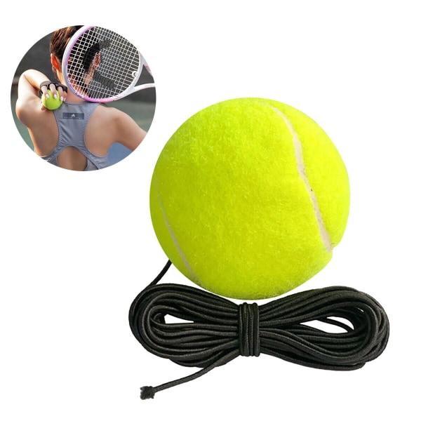 2X Tennisträning Swingball Ersättningsboll Justerbar Tether Rope String Nytt grön
