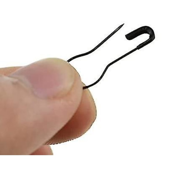 Metall kalebassnål 1000st glödlampa säkerhetsnålar små nålar säkerhetsnål hög kvalitet black