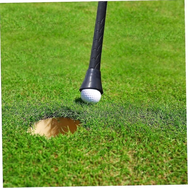 Golf Ball Retriever Sucker Pick Up Tool Sugkopp Grabber Putter Grip Golftillbehör 4st svart