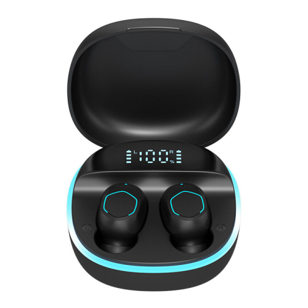 Bluetooth Hörlurar Trådlösa Hörlurar Mini In Ear Pods För iPhone Samsung Black