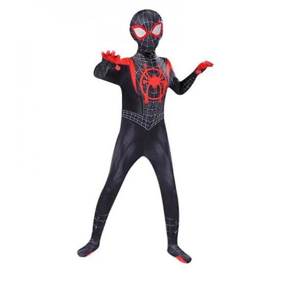 Kostym Spiderman Cosplay Jumpsuit Halloween Cosplay Kostym V 120cm