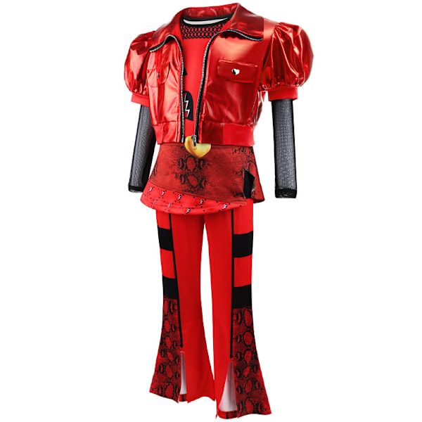 Xbi- Halloween nya ättlingar 4 liten röd rise cosplay barnkläder Descendent 120cm