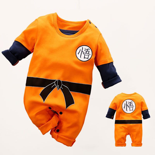 Mub- Custom kids cosplay clothing 0-1 year old baby one-piece Japanese anime cosplay baby clothes personality romper costume 009 80 size
