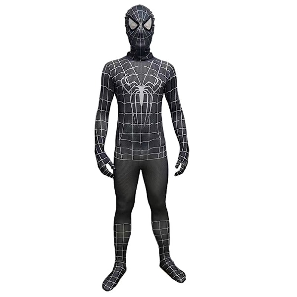 Mub- Halloween Cosplay-asu Uusin Hieno Hämähäkkimies Spiderman-asu Hieno Hyppyhaalari Aikuisille Ja Lapsille Punainen Musta Cosplay-vaatteet 05 170cm 4XL