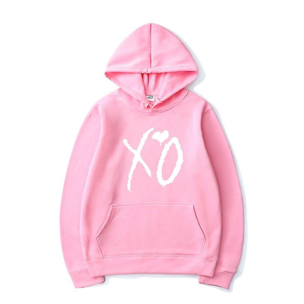 The Weeknd Printed hettegensere Xo Mode Print Hettegenser Herrer Kvinner Harajuku Hip Hop Genser Hoodie Topper .i Pink 02 S