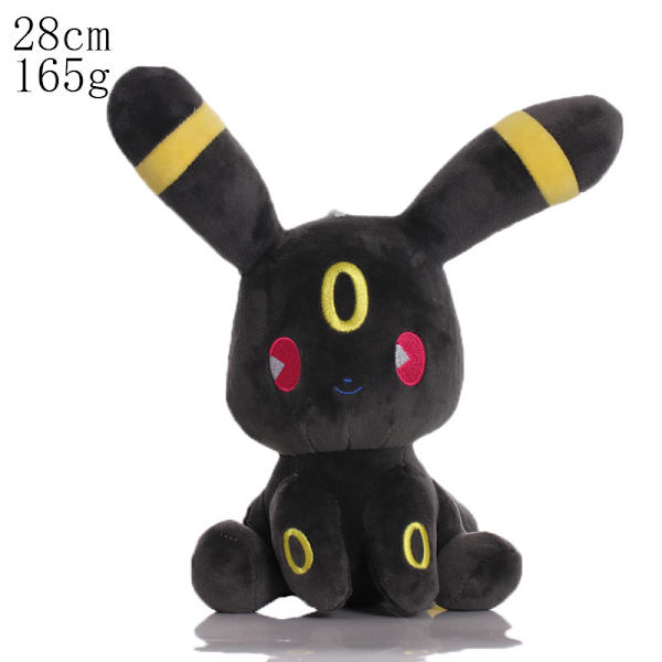 Xbi- 8 tums söt tecknad älva docka plysch leksak 8 inches av Q version av månen Eevee