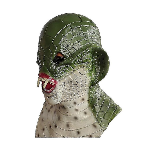 Käärmeenpäänaamio Eläinpäähineet Halloween-koriste Kauhu Lateksijuhlanaamio Lelukosplay