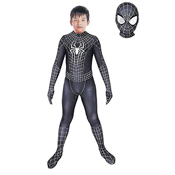 Halloween Expedition Miles Extraordinär Spider Spider! Xia Tight Fitting Elastic Spot Cos Animation Kläder. Miles Small black spider with lens 150