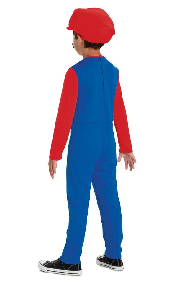 Super Mario Kostyme Z MultiColor M 7-8 år
