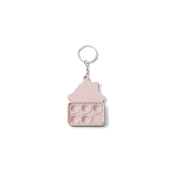 Mub- Custom Pattern Mini Rainbow Push Bubble Decompression Cartoon Christmas Silicone Keychain NO.8