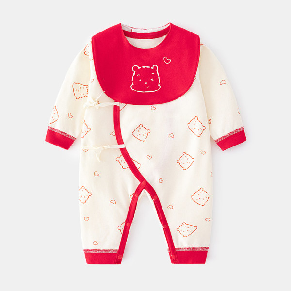 Mub- Factory Vinter Baby Jumpsuit Tyk Varm Letvægts Bomuld Åndbar Baby Rompers Bodystockings 3 66cm