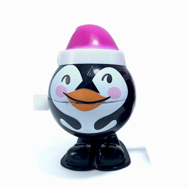 Xbi - Søt svingende urverk bobblehead gående leketøy julegaver Nya pingviner
