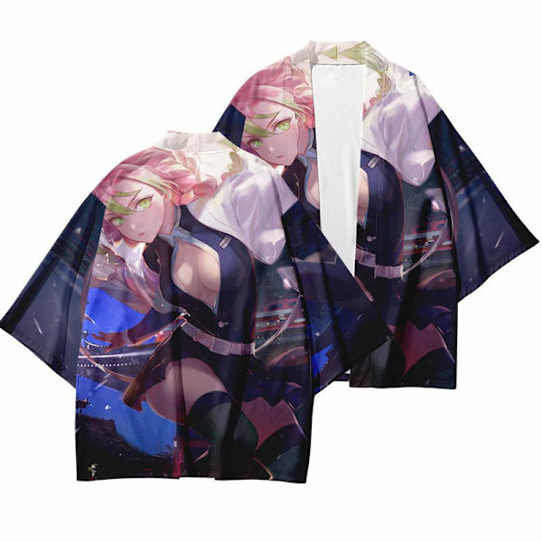 Mub- 20 tyyliä Demon Slayer: Kimetsu no Yaiba Cosplay 3D-tulostus Haori Anime Kimono Viitta Anime-sarjakuva Vaatteet 29 S