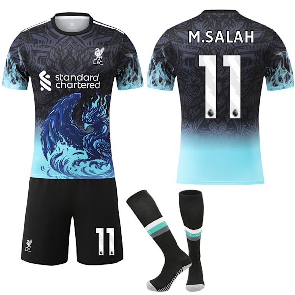 Xbi- 2026 Club Jersey Liverpool Special Commemorative Edition Fotbollströja Set 11 M.SALAH #L
