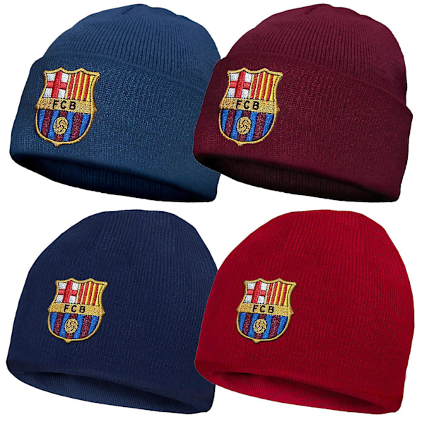 FC Barcelona Lapsen Neulelippis Bronx Beanie VIRALLINEN Jalkapallolahja Tummansininen Navy Blu Navy Blue One Size