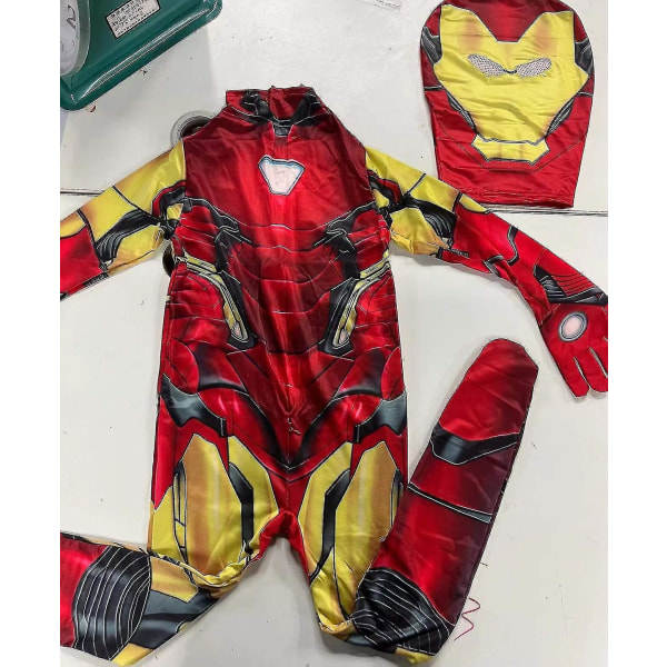 Halloween Expedition Miles Extraordinär Spider Spider! Xia Tight Fitting Elastic Spot Cos Animation Tøj. Iron Man Joins Hands 110