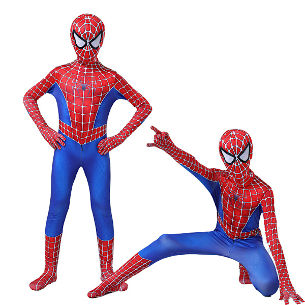 Mub- Multiple 6Y 11Y PS Spill Black Gold Barn Superhero Kostymer Spiderman Langt Fra Hjem Halloween Klær Spider Man Kostyme xz829 110