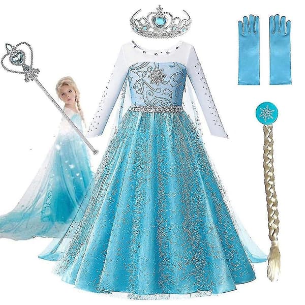 Elsa Kjoler Til Piger Cosplay Kostumer -a 6T