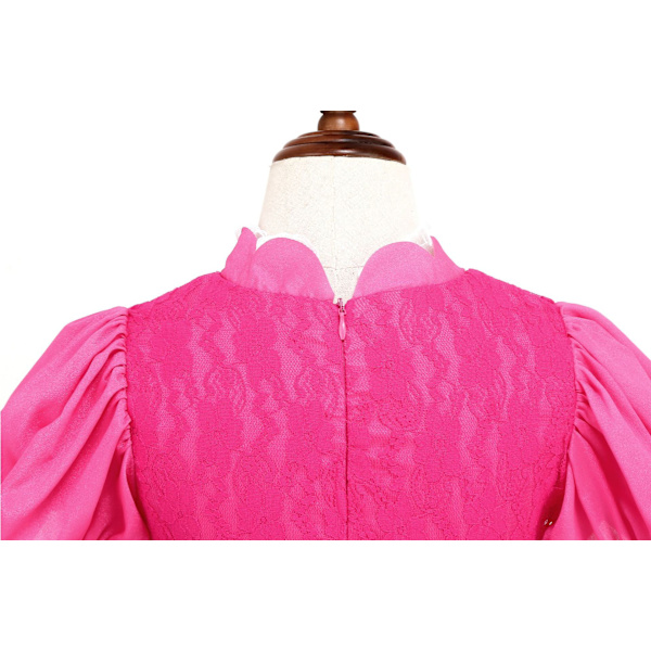 Mub- Lasten prinsessamekko Halloween joulujuhla-asu Super Brothers -asu tytöille juhlamekot 1 Size 130cm=6-7Years