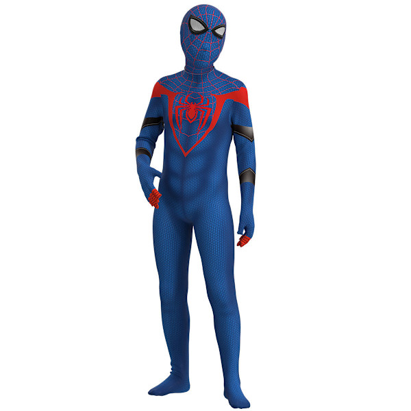 Mub- Halloween-asu Punainen Musta Hämähäkkimies S-pider Man Cosplay-vaatteet Puku Hieno Hyppyasu Aikuisille Ja Lapsille D kid-110#