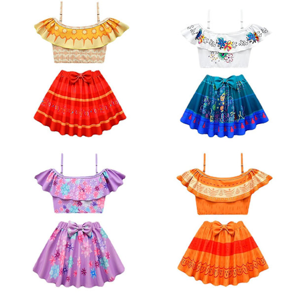 irls Encanto Baddräkt Barn Badkläder Dräkt irl Bikini Set G 100
