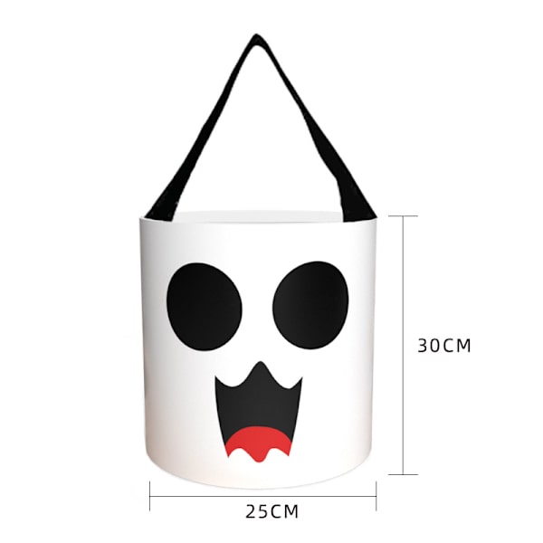 Mub- Uusi Halloween-karkkipussi, kannettava kurpitsakarkkipussi, juhlan erikoistarjous, erikoinen Halloween-pussi Black