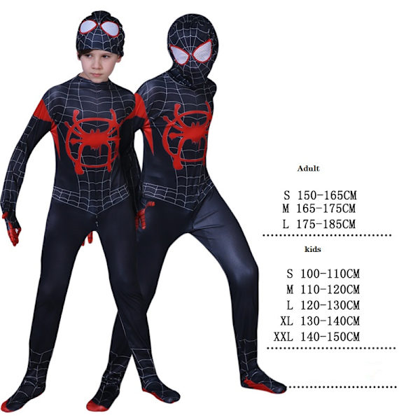 Mub- Engros superheltefest kaptajnamerika kvinder voksen cosplay børn tv & film spiderman halloween anime kostume spiderman  1 XL