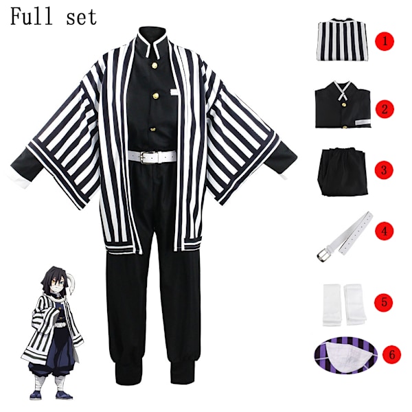 Mub- New Design Japanese Anime Demon Slayer Cosplay Clothes Tanjirou Nezuko Zenitsu Tomioka Rengoku Cosplay Costume Iguro Obanai-2 130
