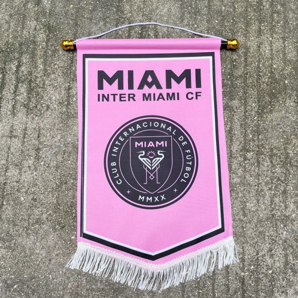 Mub- bar dekorativ flagga fotboll stor femhörning Miami