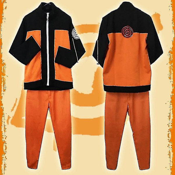 Kakashi Kostym Uzumaki Kläder hippuden econd Uniform Och Pannband Kunai Vuxen Halloween plagg Jul -a E S