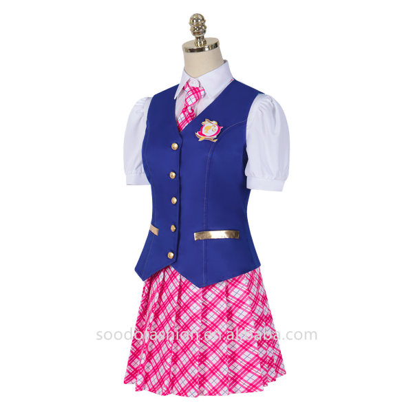 Mub- 2023 Movie Uniform Full Set Of Pink Barby Ken Popular Movie Role-playing Costumes Halloween Costume Cosplay for kid adult 21 S