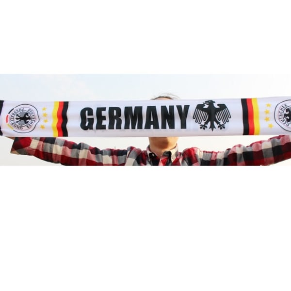 Mub- Fotbollsfan plysch halsduk Team emblem halsdekoration jublande presenttillbehör Tyskland