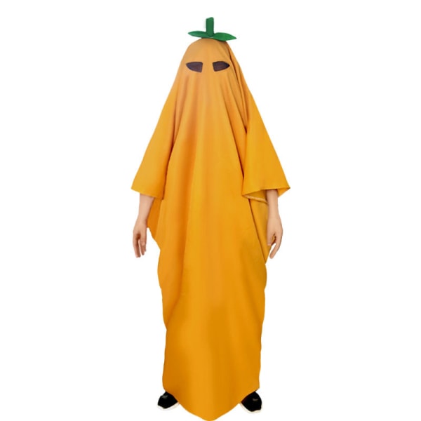 Mub- Halloween Party Pumpkin Cloak Children's Adult Ball Funny Pumpkin Cosplay Cloak Wholesale As Picture Shows 5-6t