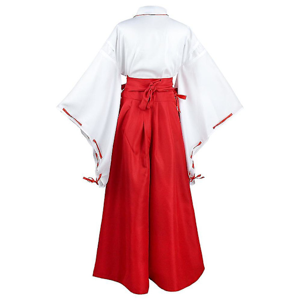 Inuyasha Rustom Cos Dräkt Häxadräkt Japansk Kimono Kvinnlig Kläder Sekundär Anime Kläder i antik stil Anime Kläder L