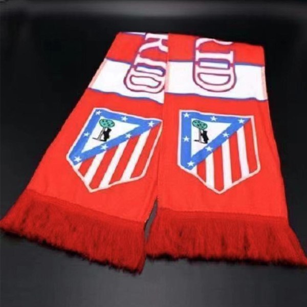 Mub- Fotbollsfan plysch halsduk Team emblem halsdekoration jublande presenttillbehör Atlético