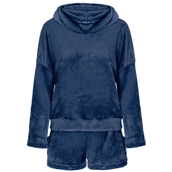 Naisten fleece-untuvat pyjama yöasu yöasu setti -i Grey 4XL