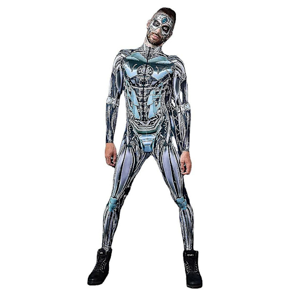 Robot Costume Men - Halloween Costumes For Men - Couple Costume - Mens Halloween Costume - Halloween Adult Costume - Cosplay Costume Men -a XL
