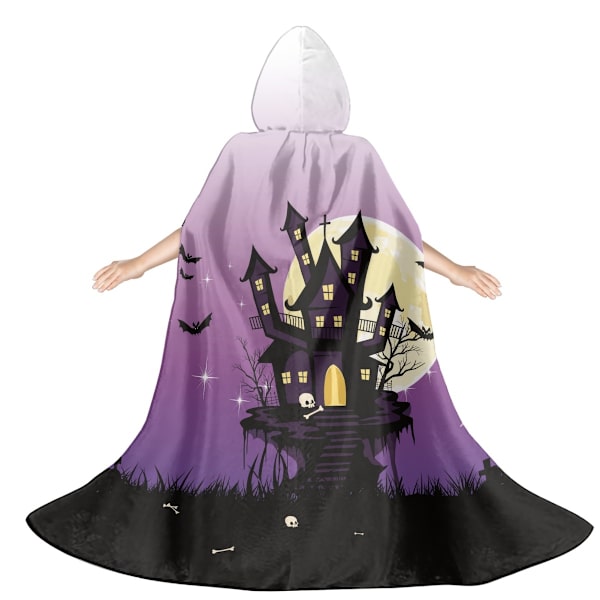 Mub- FactorySupply Accept ass Customization Children's Halloween Cloak Resist Wind Chill Hood Cape On The Cold Night Warmly You ZXQFJ0179F57-1 M