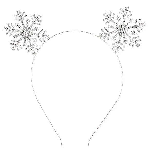 Mub- Go Party Happy New Year Hodebånd Merry Christmas Festartikler Dekor Diamant Metall Legering Hjort Xmas Hårbøyler Tiaraer Hodeplagg snowflake