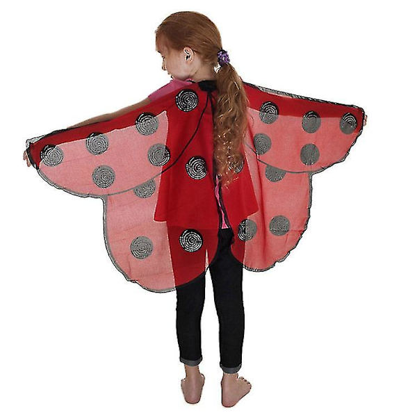 Barne Butterfly Vinger Kostyme Med Maske -a style8